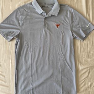 Gray Nike Golf Longhorn Polo